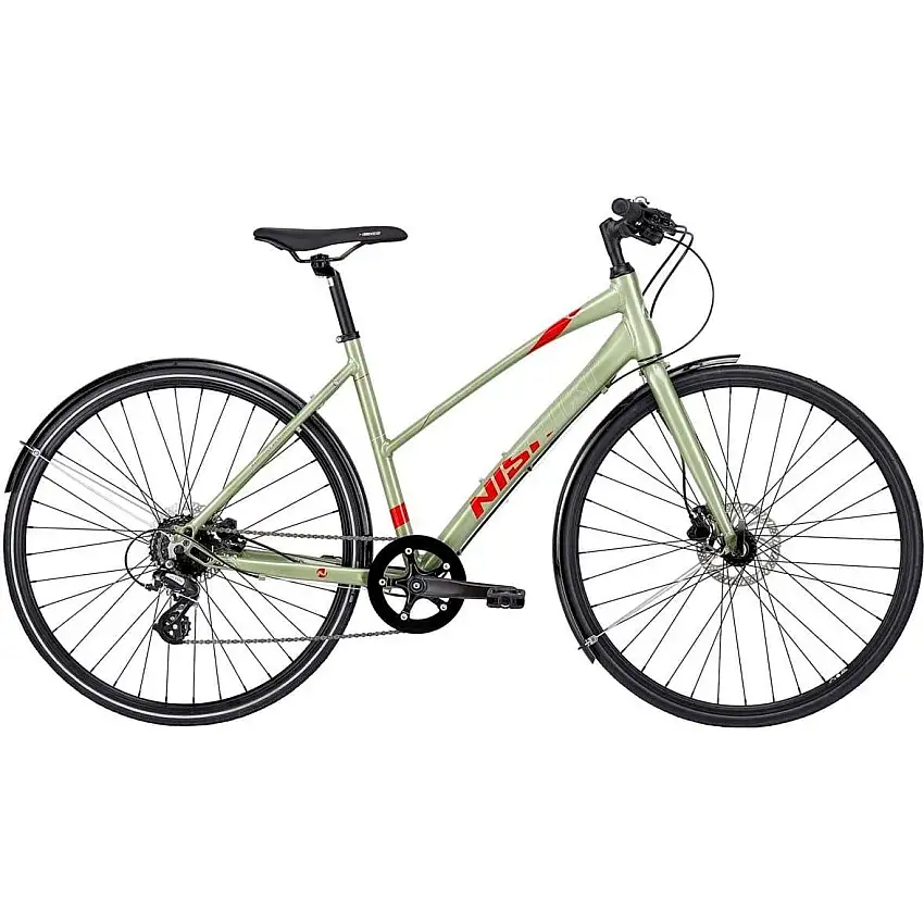 Hybridcykel Nishiki Touring Master Dam grön
