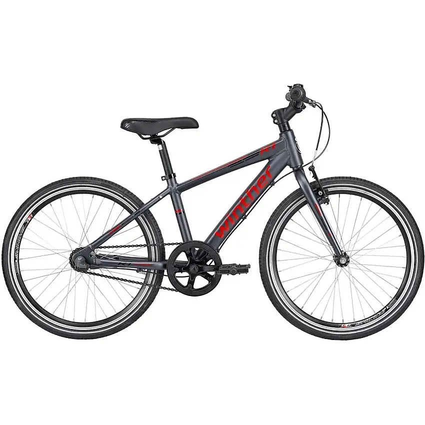Barncykel Winther R1 Sport 3-växlad grå 20"