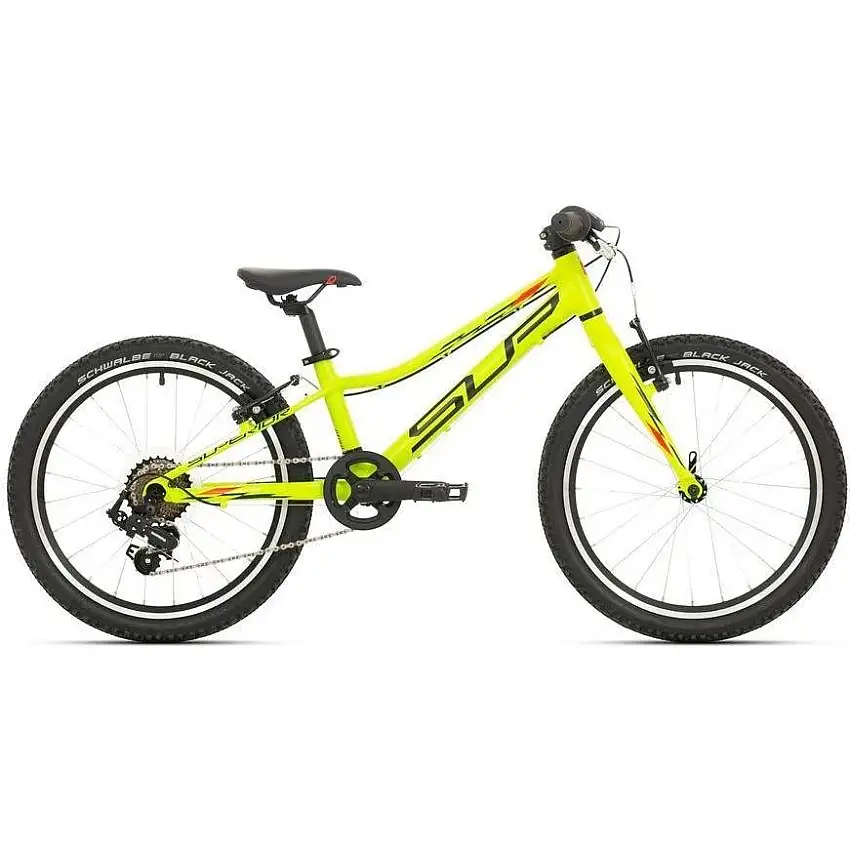 Barncykel Superior Racer XC 20 neongul