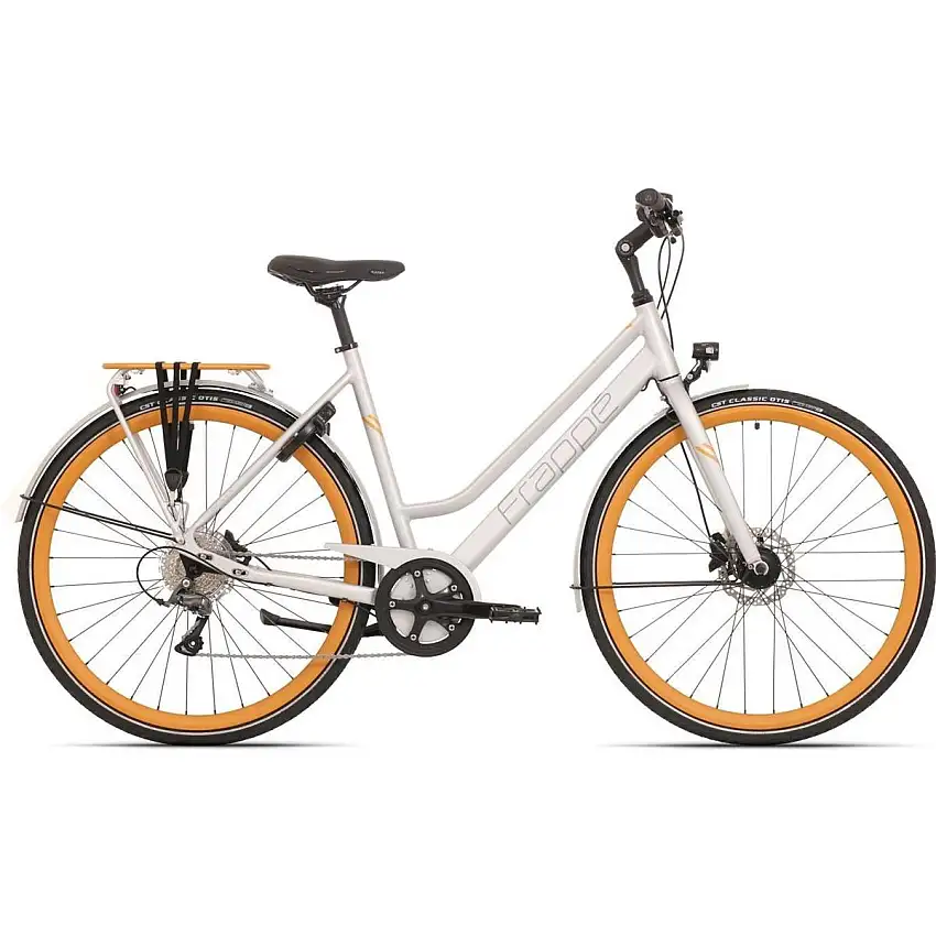 Hybridcykel Frappé FSS 500 Dam silver 8 växlar
