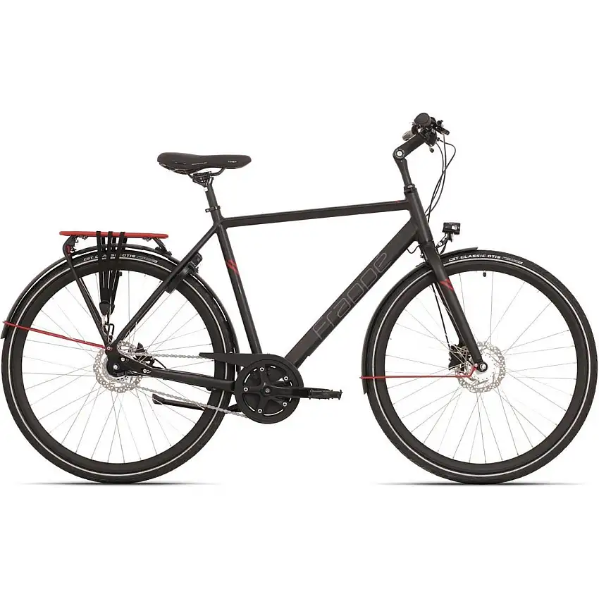 Hybridcykel Frappé FSS 400 Herr svart 7 växlar