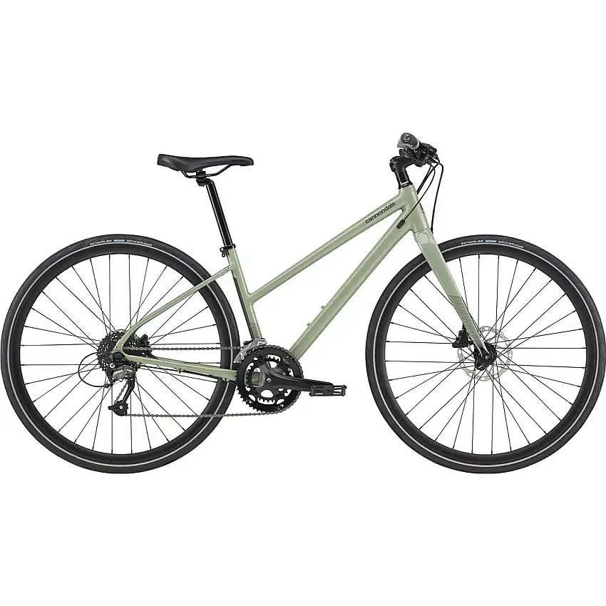Hybridcykel Cannondale Quick Women's 3 Remixte Grön