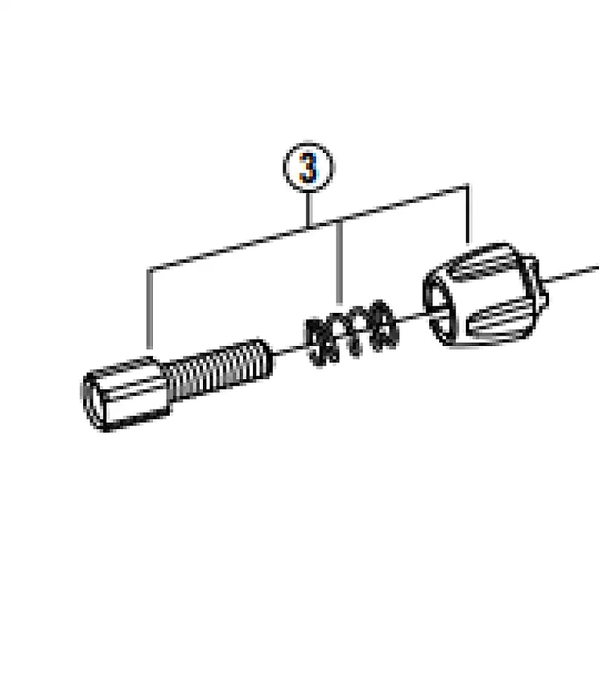 Växelvajer Justeringsskruv för shimano vridgrepp