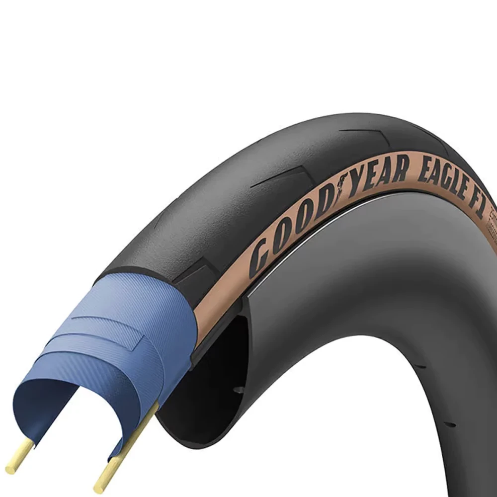 Goodyear Eagle F1 tubeless däck 700 x 30C tan