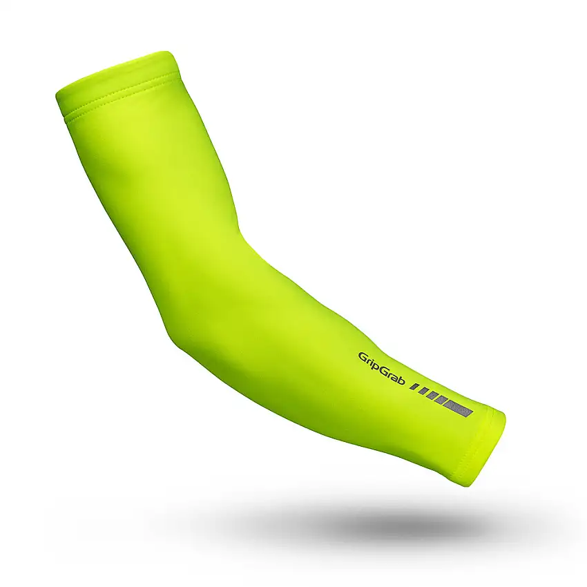 GripGrab armvärmare hi-vis gul