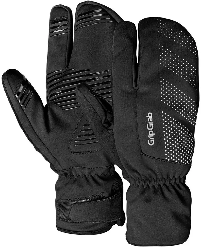 GripGrab Ride Vindtäta Deep Winter Hummer Handskar Svarta