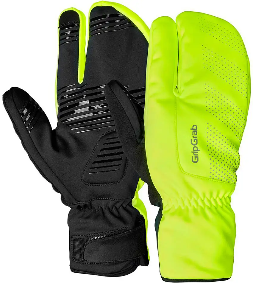 GripGrab Ride Vindtäta Deep Winter Lobster Handskar Gul