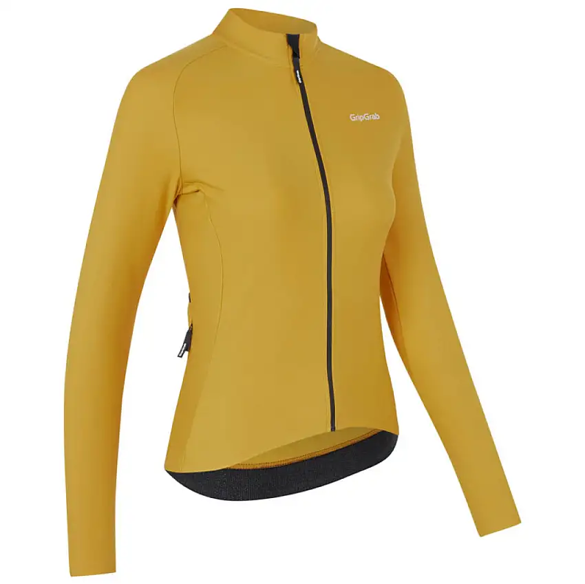 GripGrab Thermapace Långärmad Cykeltröja För Kvinnor Mustard Yellow