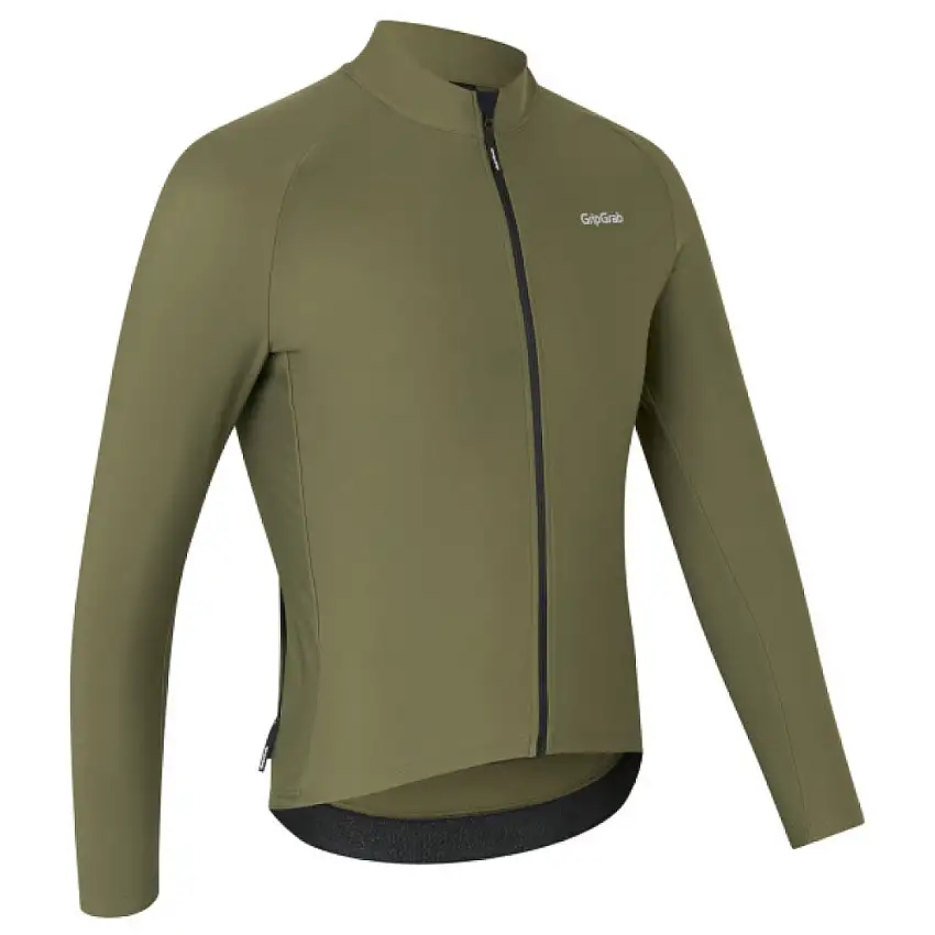 GripGrab Thermapace Långärmad Cykeltröja Olive Green