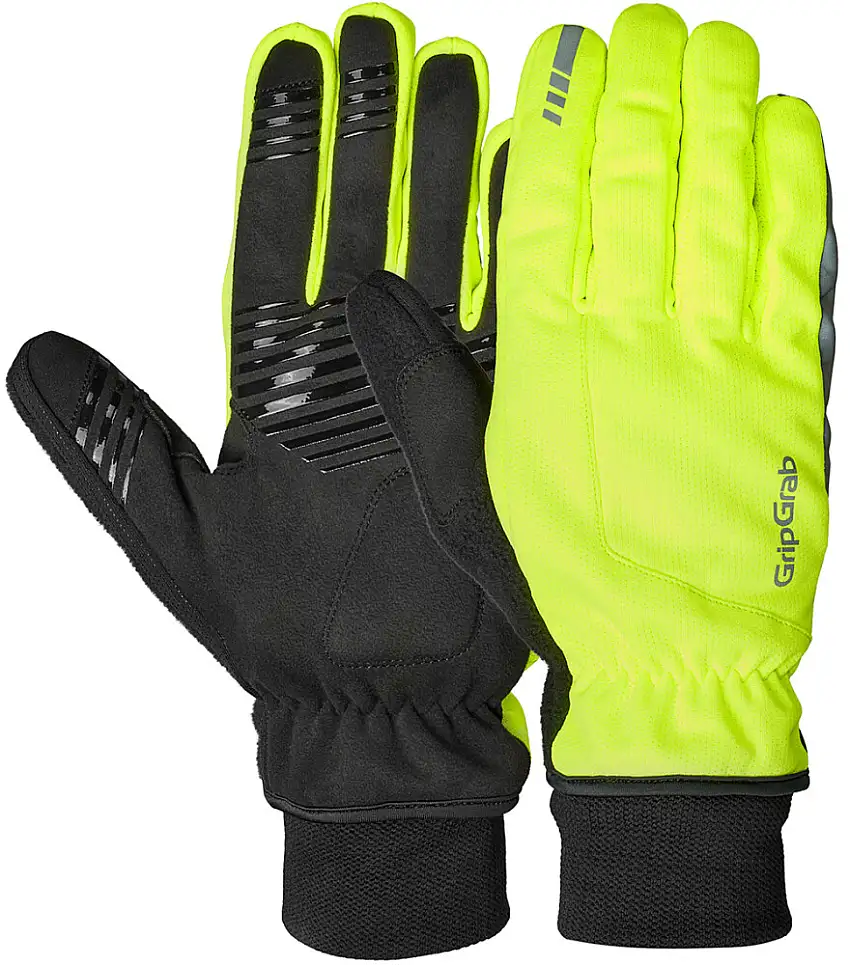 GripGrab Windster 2 Vindtäta vinter handskar Gul