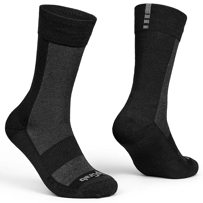 GripGrab Winter Merino High Strumpor Svarta