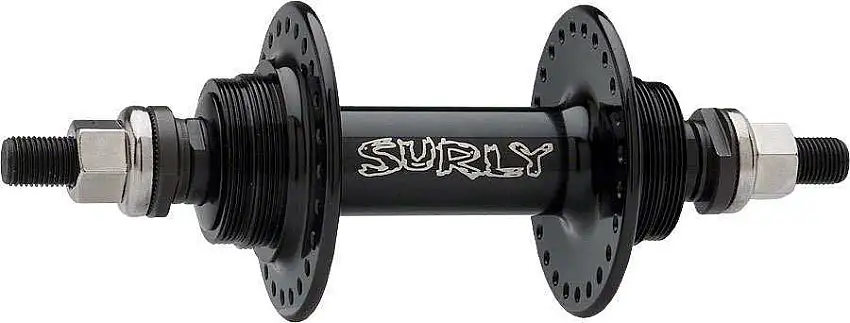 Baknav Surly New 48H 120 mm fixed/fixed svart