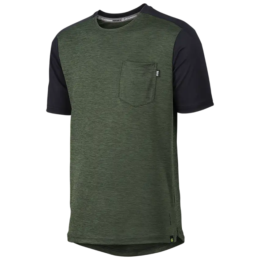 IXS Flow + Jersey Olivgrön / Svart