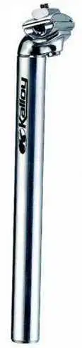 Sadelstolpe 30.4 x 400 mm silver