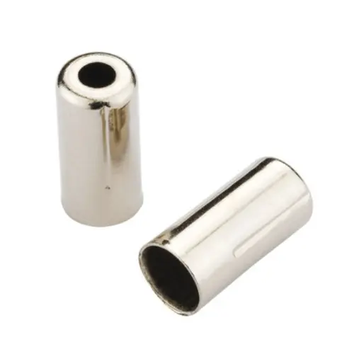 Hylsor för trådändar Jagwire 5mm crimp-brass 1000pcs-Chrome