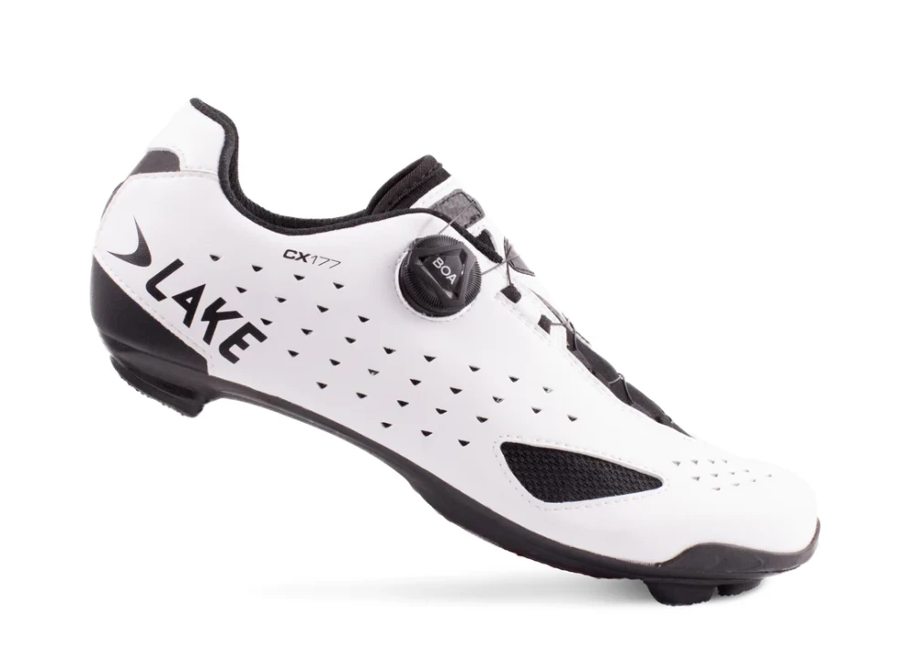 Lake CX177 racersko vit/svart herr - bred