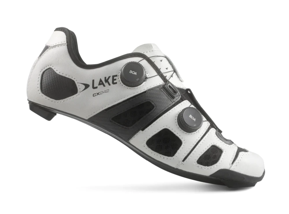 Lake CX242 racersko vit/svart herr