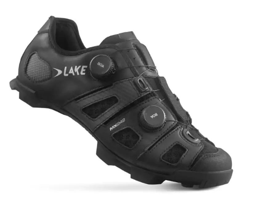 Lake MX242 MTB cykelsko svart/silver herr