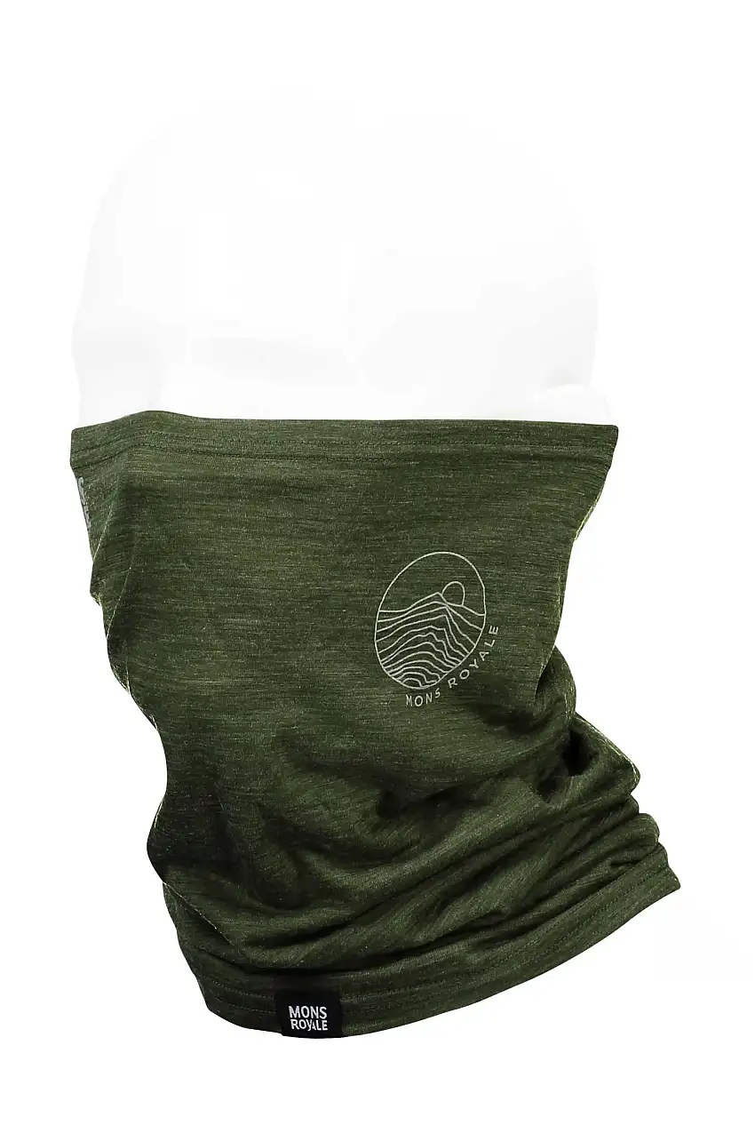 Multiwear Mons Royale Light Adventure Neckwarmer grön one-size