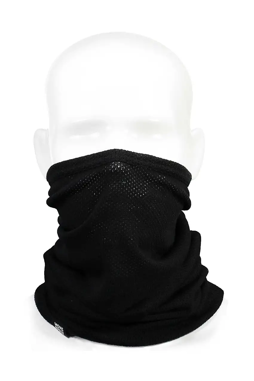 Multiwear Mons Royale Mueller Mesh Neckwarmer svart one-size