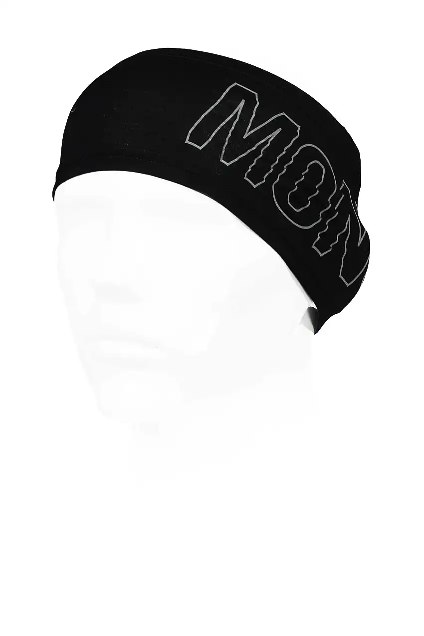 Pannband Mons Royale Haines Helmet Liner svart one-size