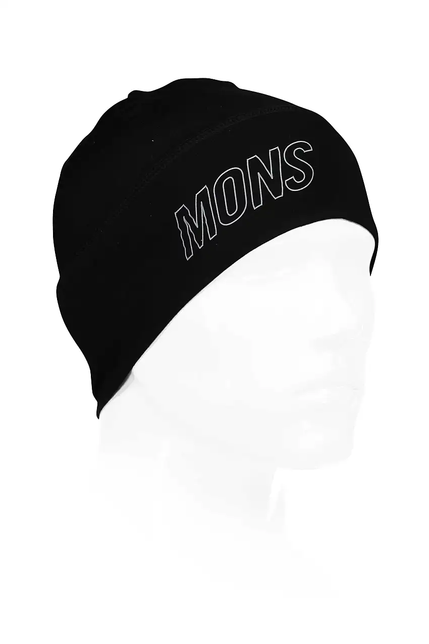 Hjälmmössa Mons Royale Tech Under Helmet Beanie svart one-size