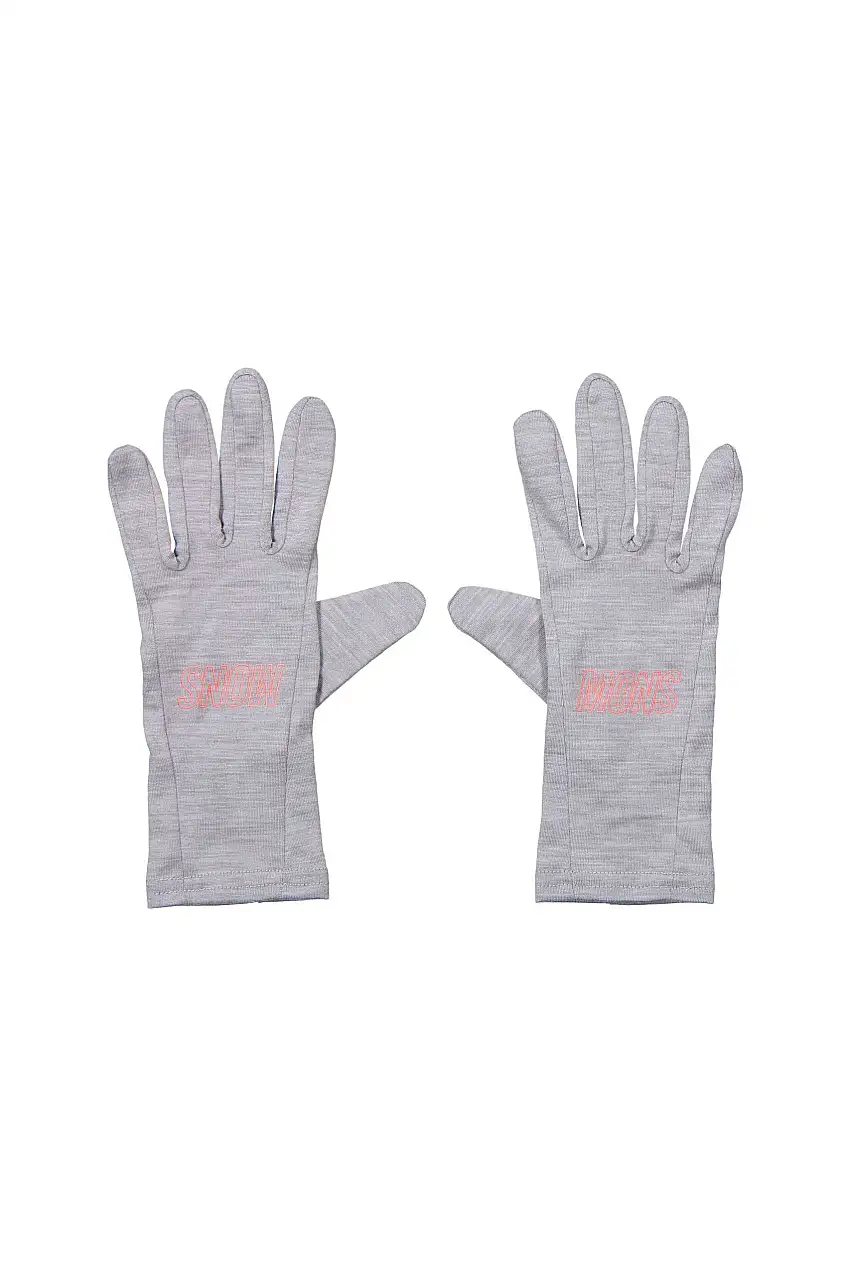 Handskar Mons Royal Wool Volta Glove Liner grå