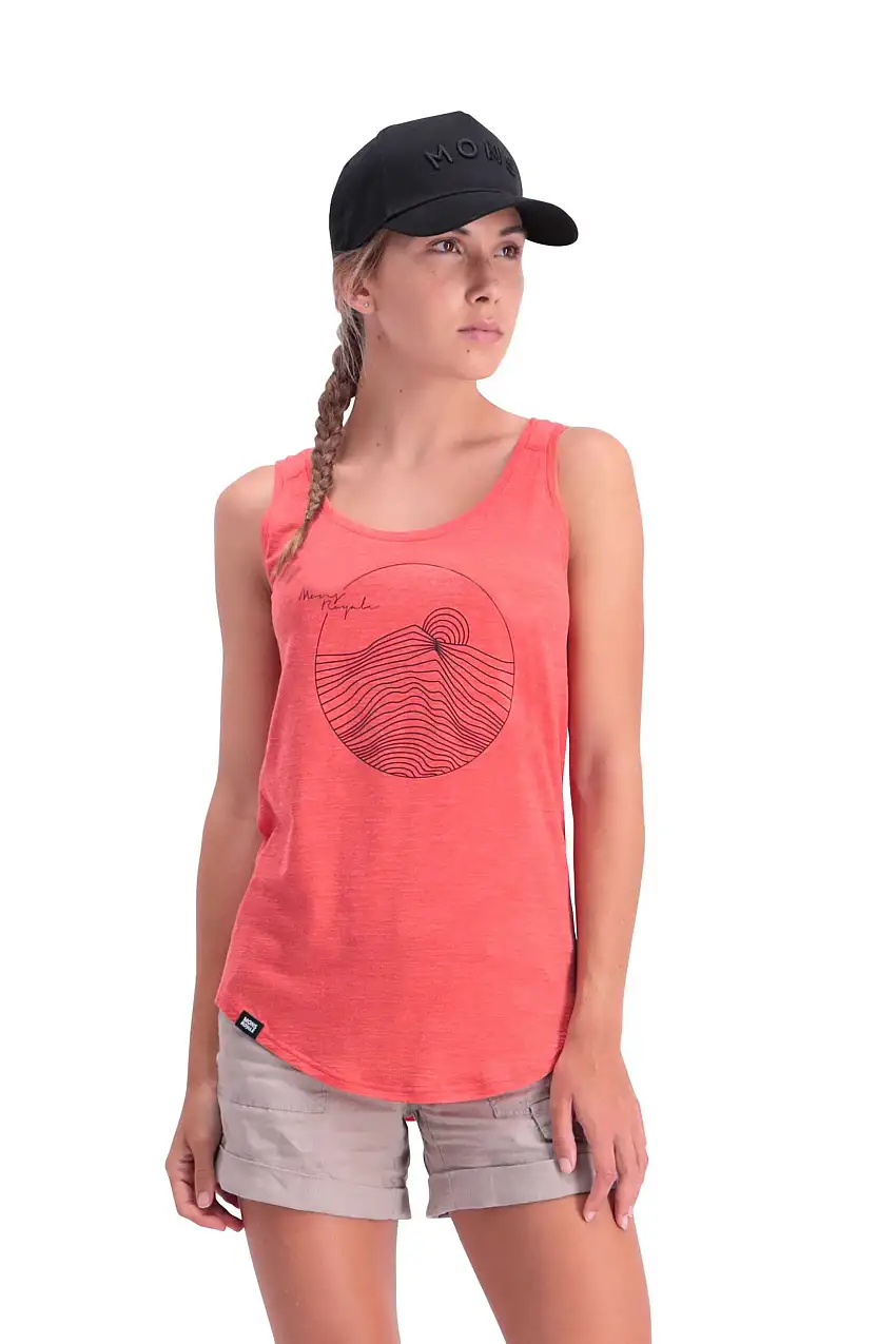 Linne Mons Royal Wool Hillary Hike Tank dam röd