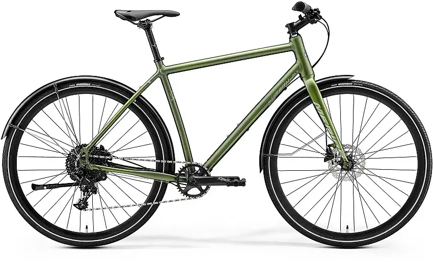Merida Crossway Urban 300 herr grön/silver