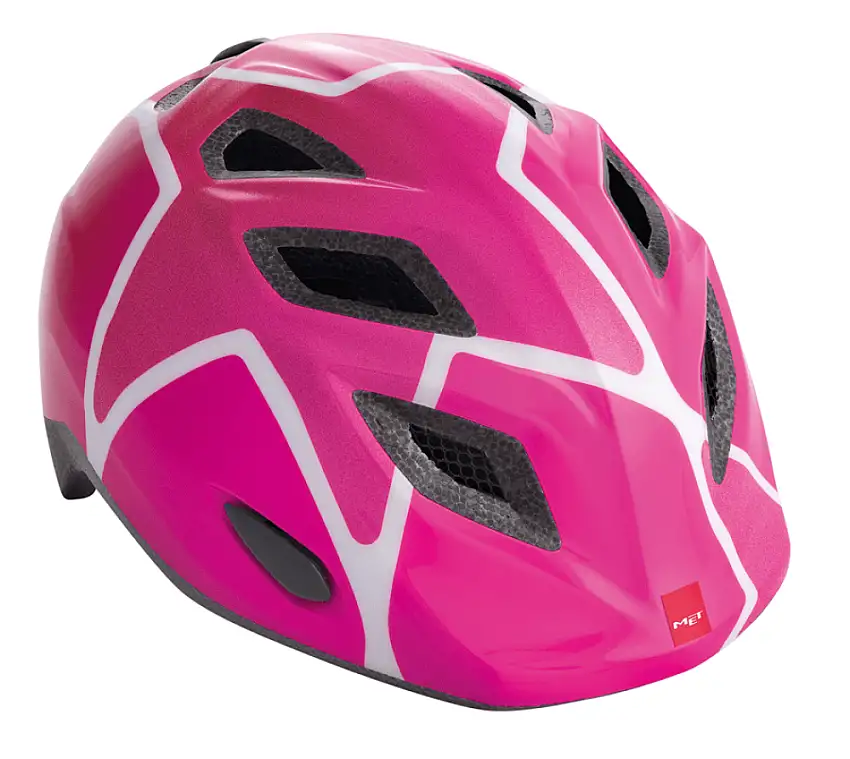 Met Elfo Pink Stjärnor barnhjälm 46-53cm