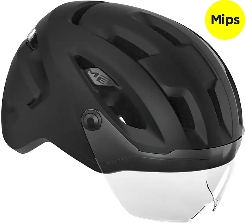MET Intercity Mips cykelhjälm svart visir