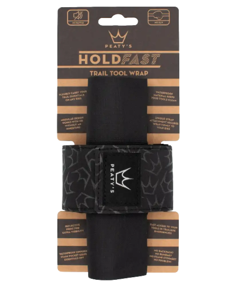 Peatys Holdfast Trail Tool Wrap Nightrider Black