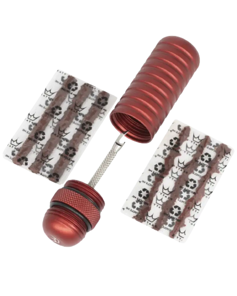 Peatys Holeshot Tubeless Plugger Kit Röd