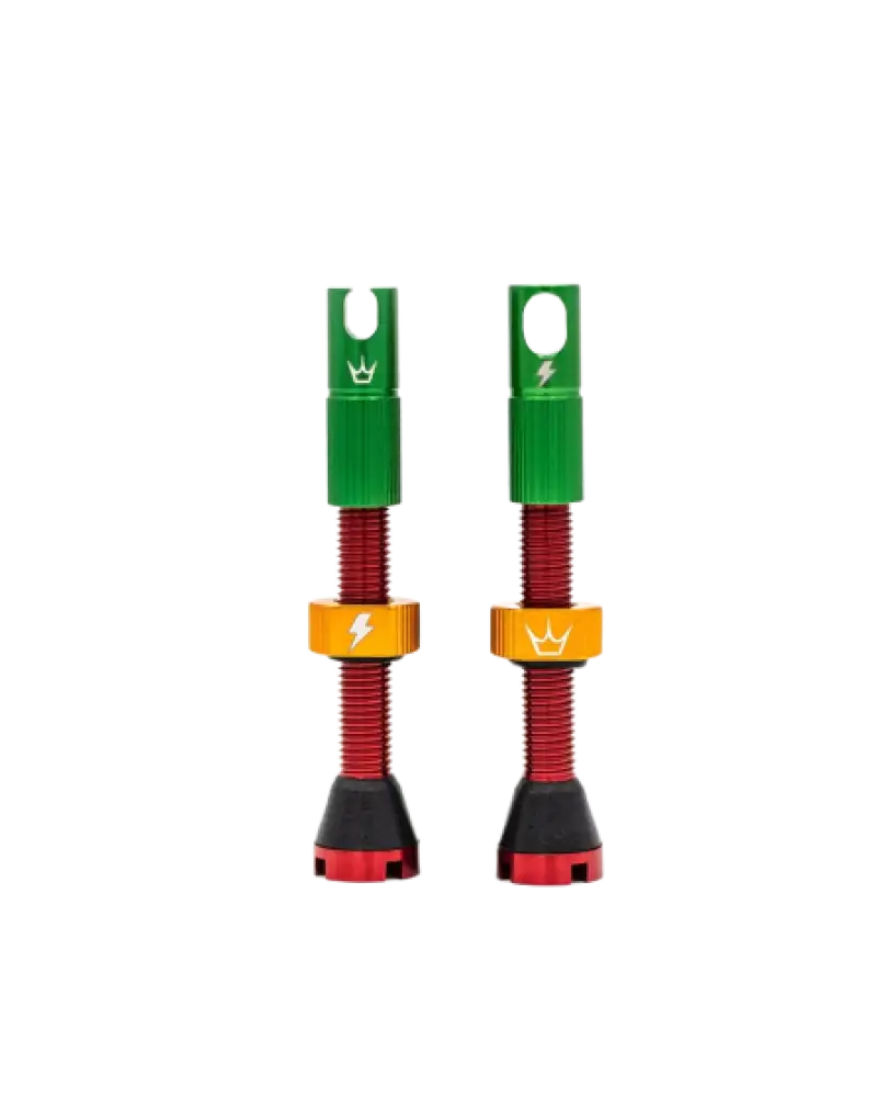 Peatys x ChrisKing Tubeless Ventiler 42mm Rasta
