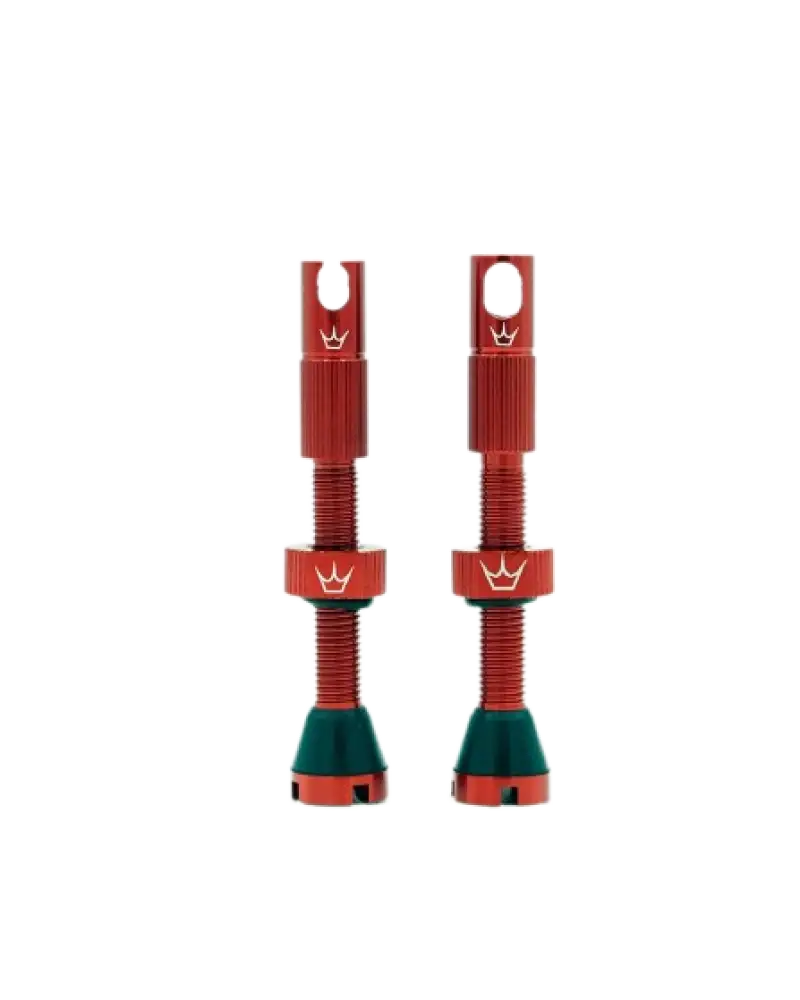 Peatys x ChrisKing Tubeless Ventiler 60mm Röd