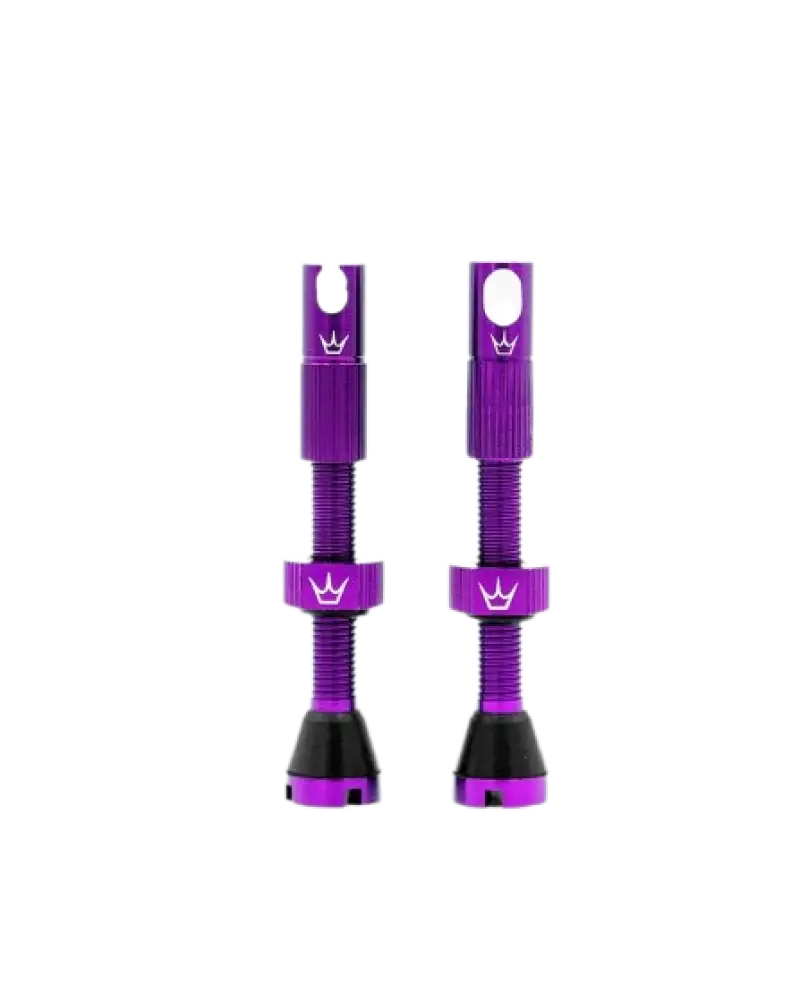 Peatys x ChrisKing Tubeless Ventiler 60mm Violet