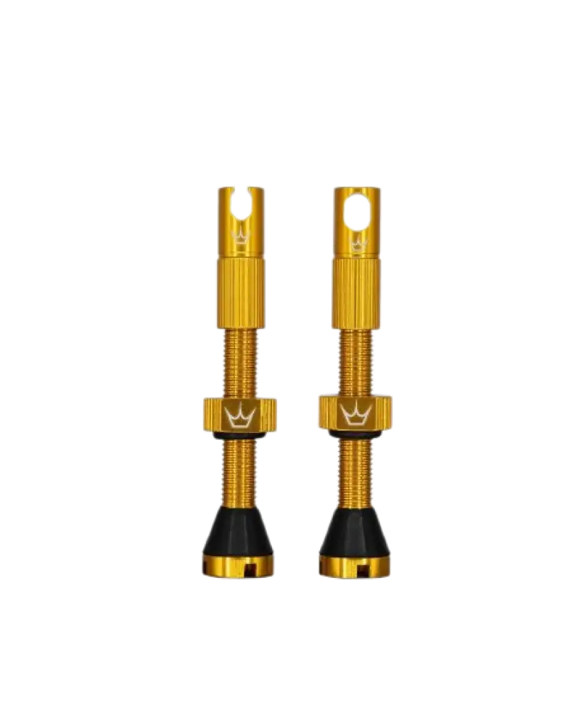 Peatys x ChrisKing Tubeless Ventiler 80mm Gold
