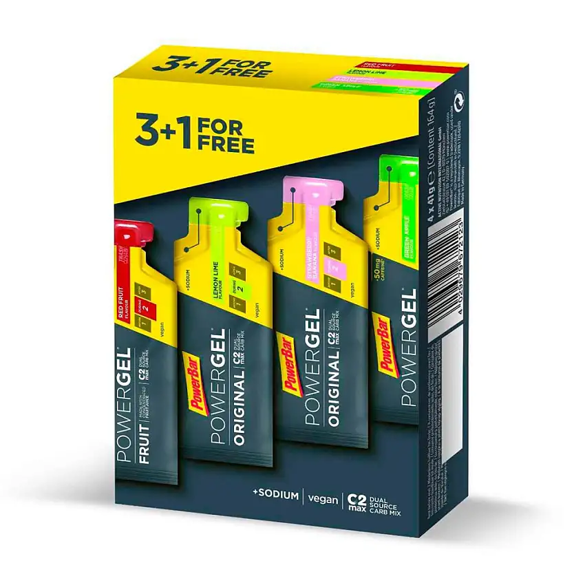 PowerBar Powergel Multipack 4 varianter