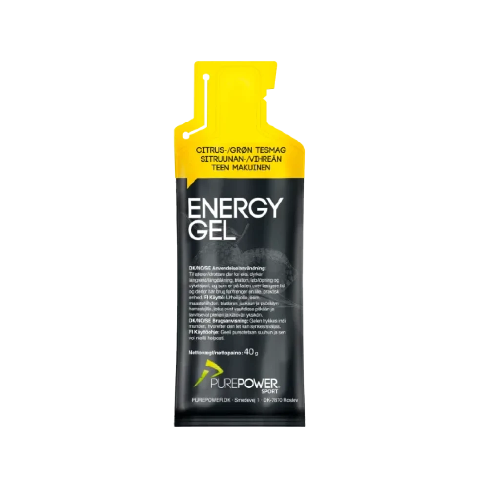 PurePower Energy Gel citron/grön te 40 g