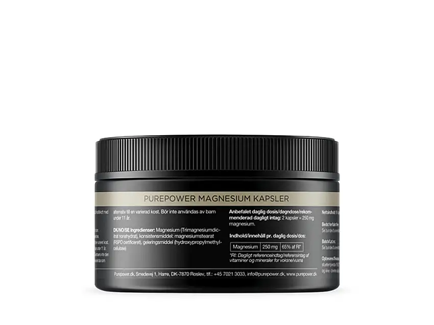 PurePower magnesium kapslar 90 st