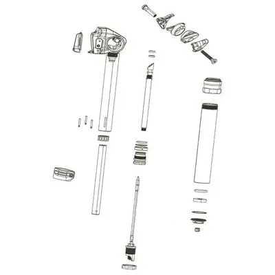Sadelstolpens avluftningsmuttersats Rockshox Reverb Stealth & Reverb Remote 10