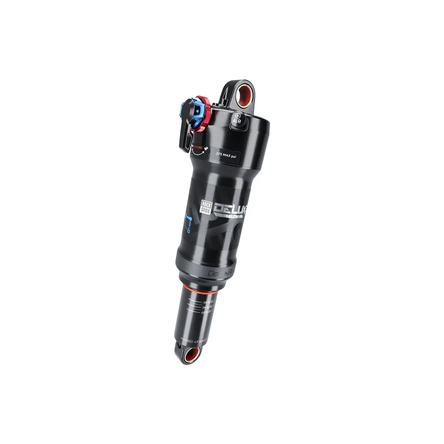 Luftspjäll Rockshox Dlx Run Ult. Rct 165x40 Dba 2tk Mreb/Mcomp 380lb T./Std B2