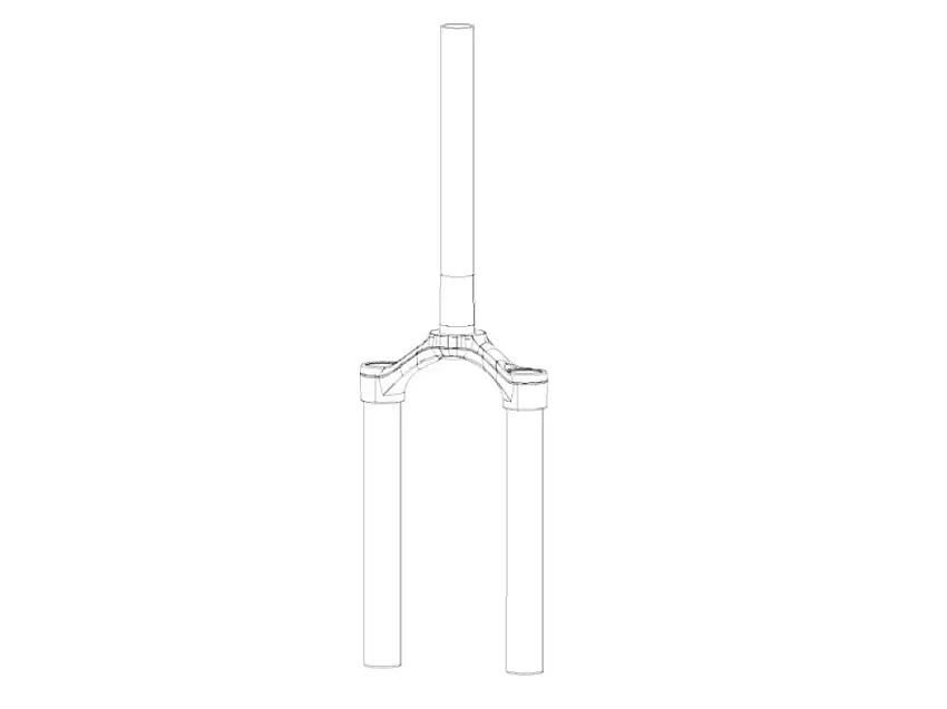 Rockshox Boxxer C1+ Upper Crown 35mm Grey (2019+)