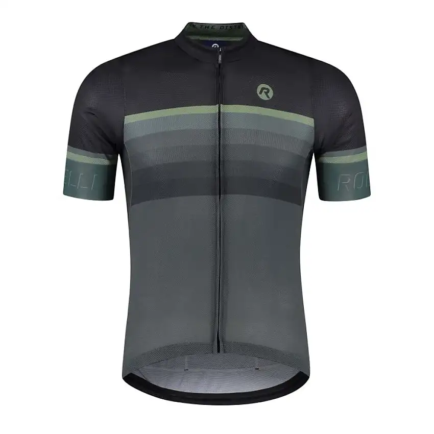 Rogelli Hero 2 Cykeltröja Svart/Grön
