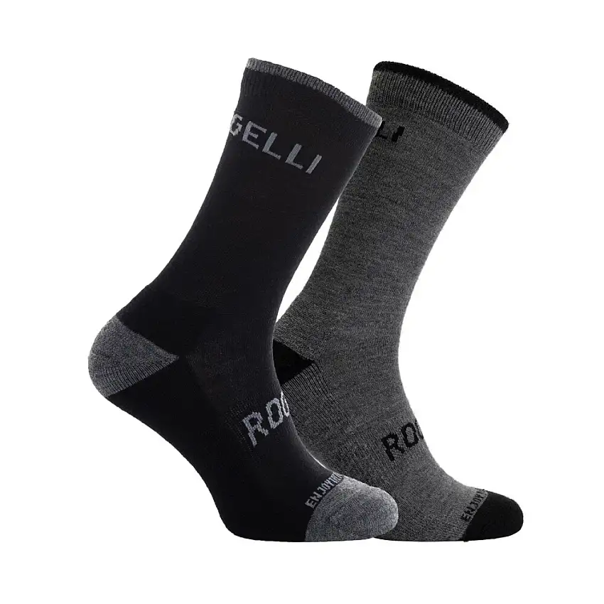 Rogelli Strumpor i Merinoull, 2-pack