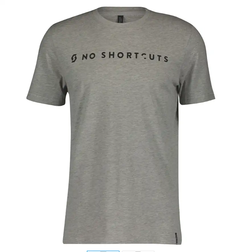 SCOTT NoShortcuts T-shirt, Grå