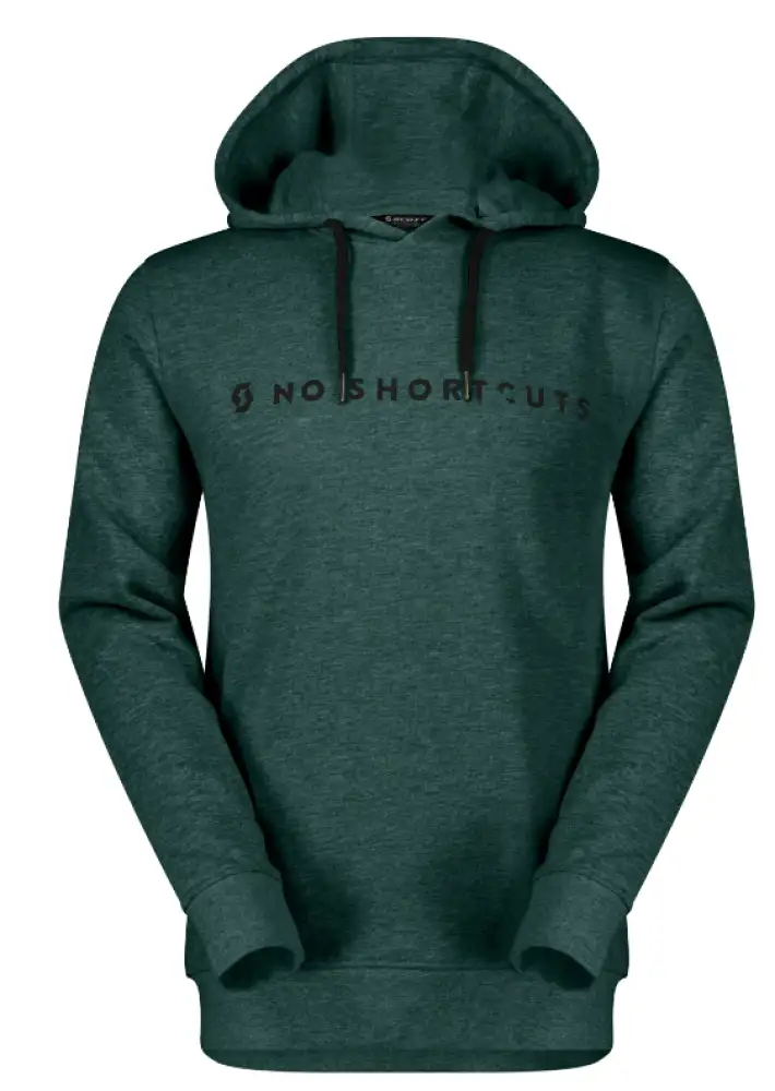 SCOTT No Shortcuts Hoodie, Grön