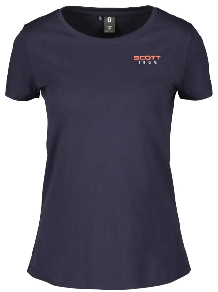 SCOTT Retro SS T-shirt till kvinnor, Blå