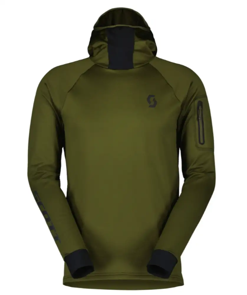 SCOTT Trail Storm Hoodie, Grön