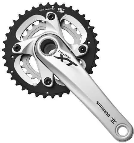 Vevparti Shimano XT FC-M785 2 x 10 växlar 38/26T 175 mm silver